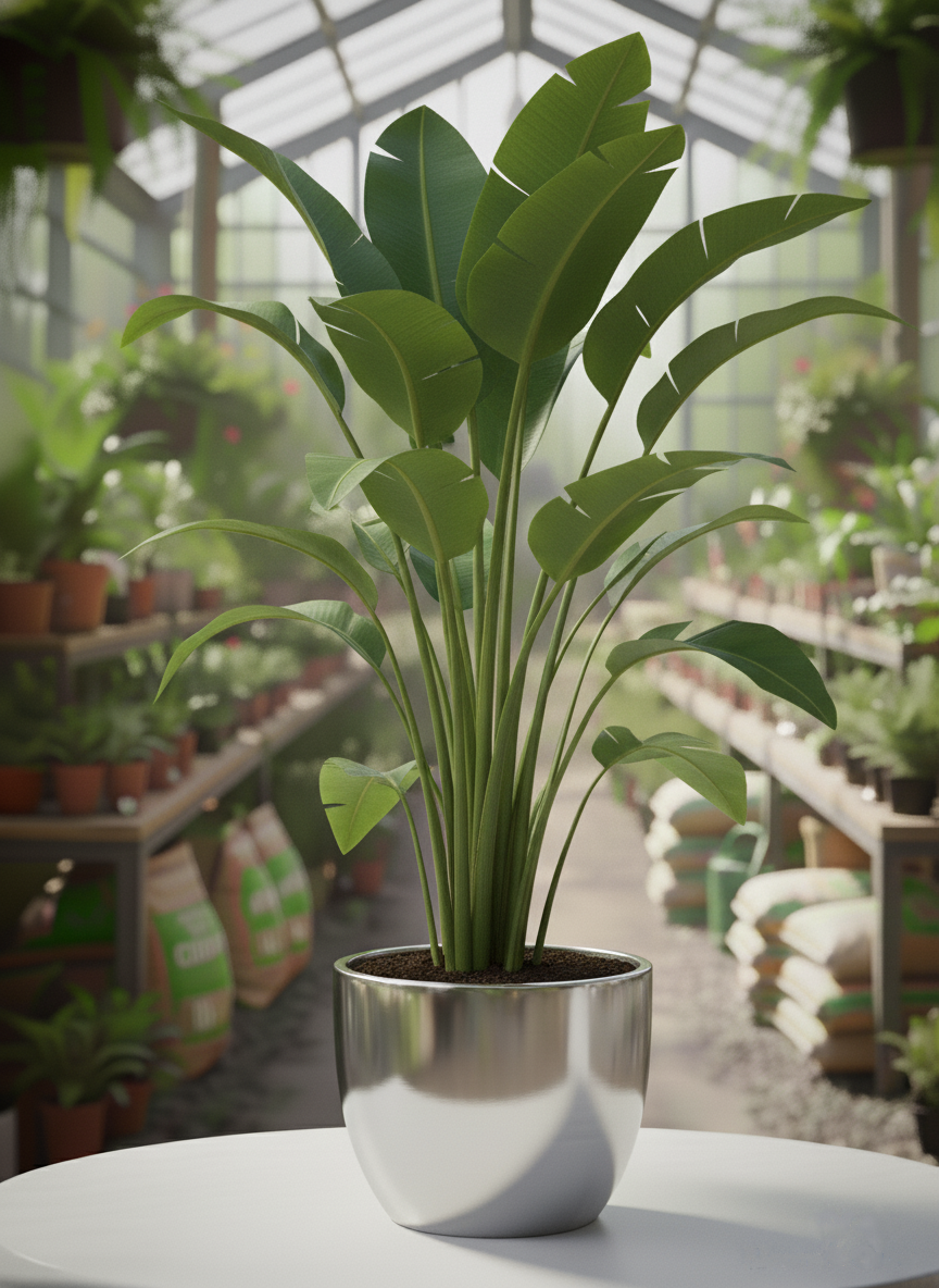 Afyon gümüş saksılı yapay starliçe ağacı siparişi - 160 cm boyunda dekoratif salon bitkisi